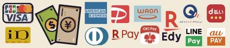 Accepted payment methods